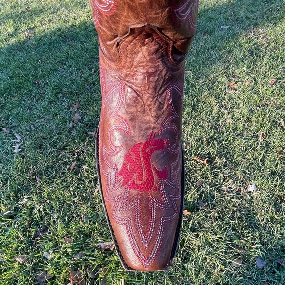 Washington State Cougars Gameday Boots Cowboy Boots - Picture 2 of 9